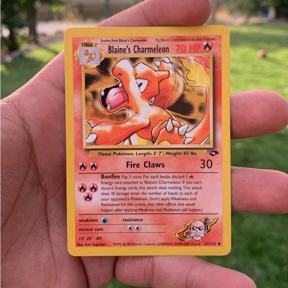 Pokemon Orange Card Game